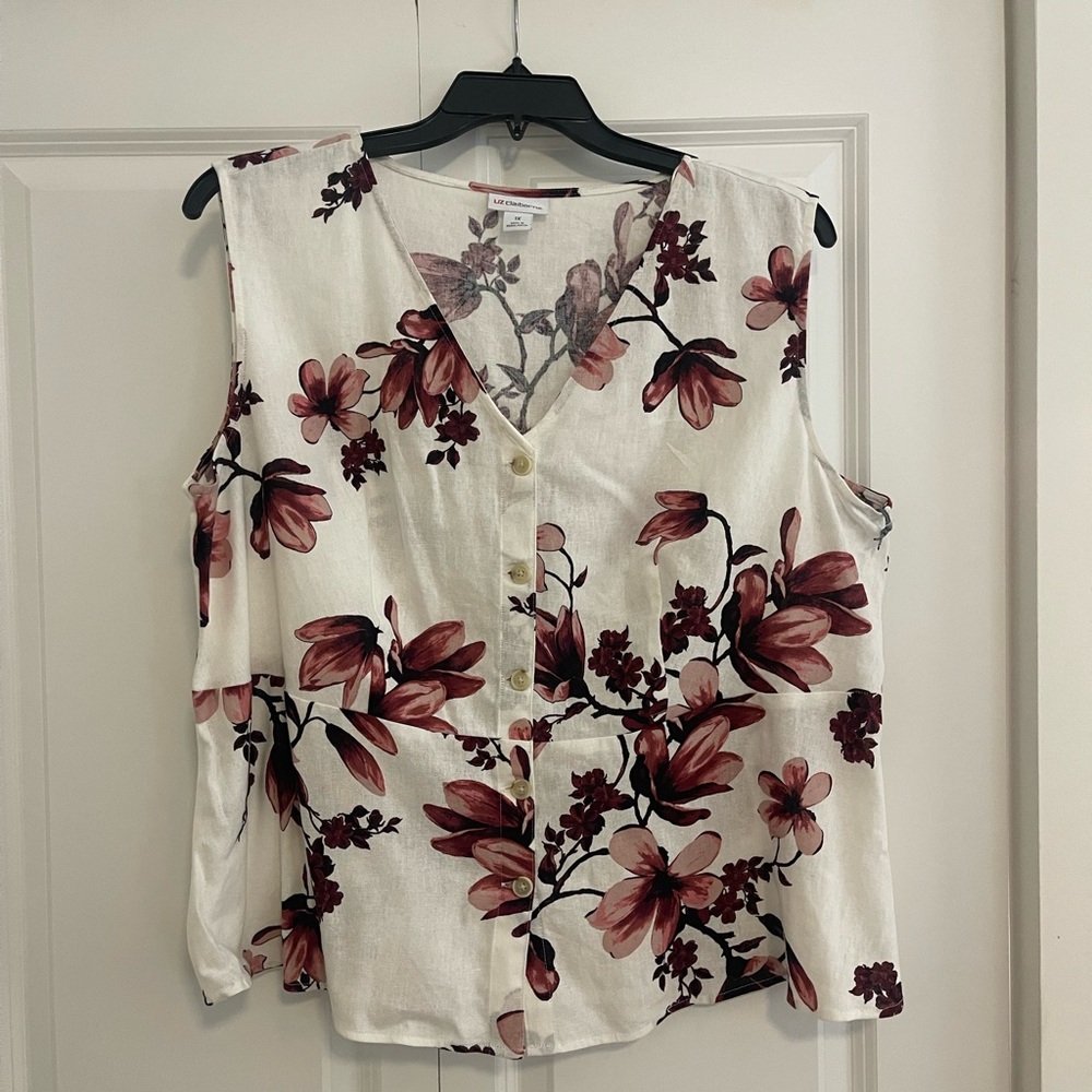 Floral Print Bluse - Never Worn